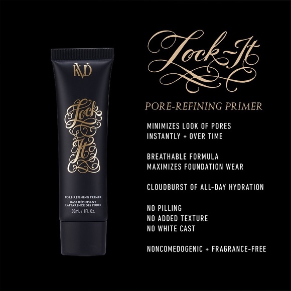 KVD Beauty Lock-It Vegan Pore-Refining Hydrating Primer with Rice Water - Picture 3 of 6